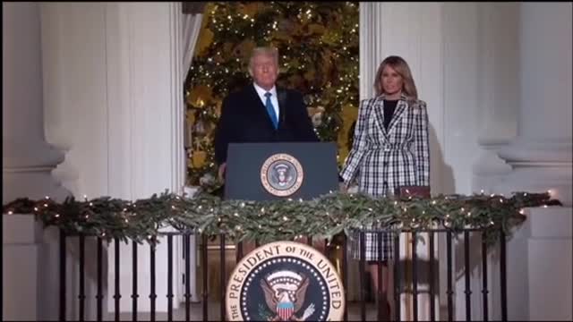 Trump Melania Arrives at “White House ”Balcony