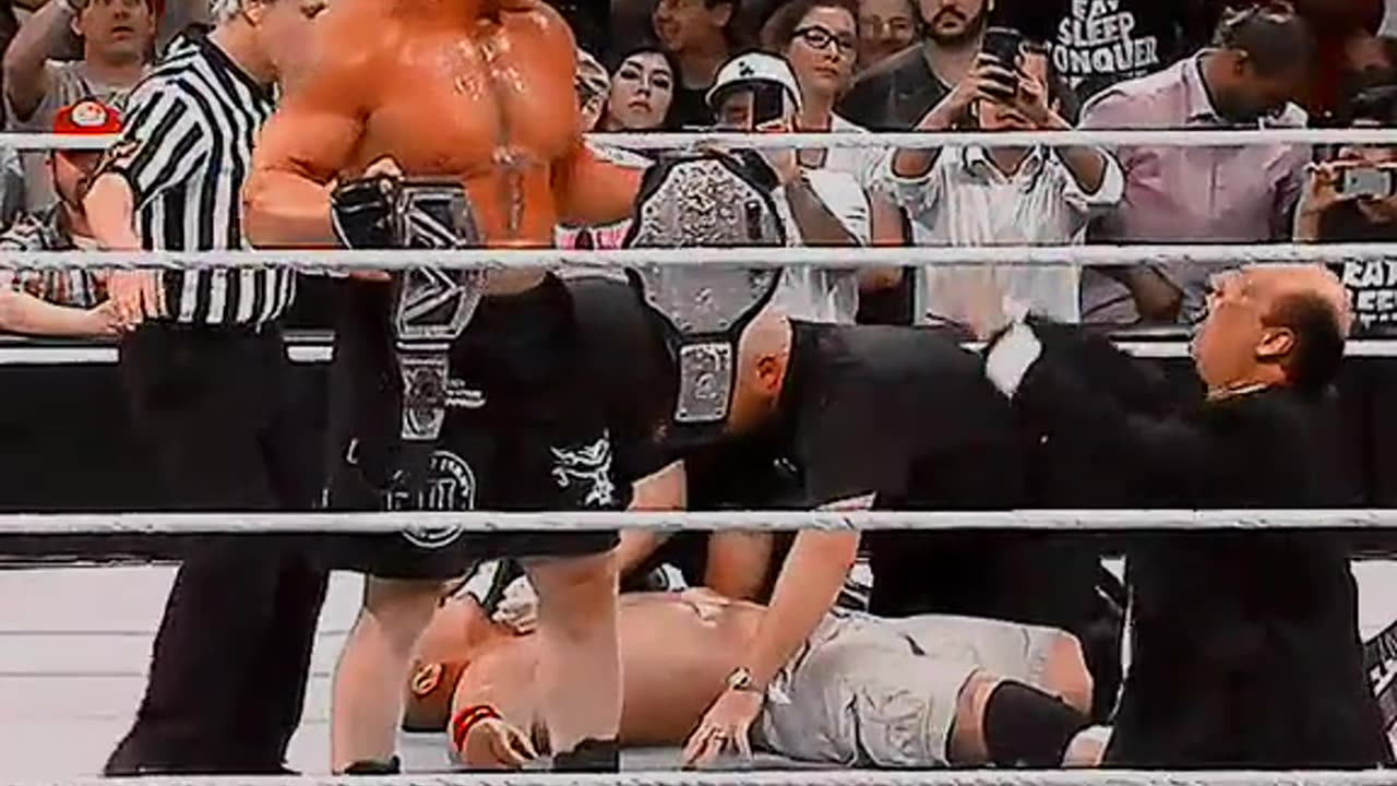 Wrestling of John Cena and Rock