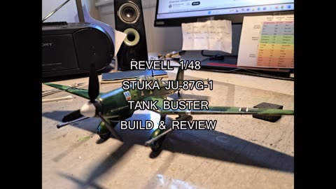 REVELL STUKA 1:48 SCALE QUICK AND DIRTY BUILD AND REVIEW