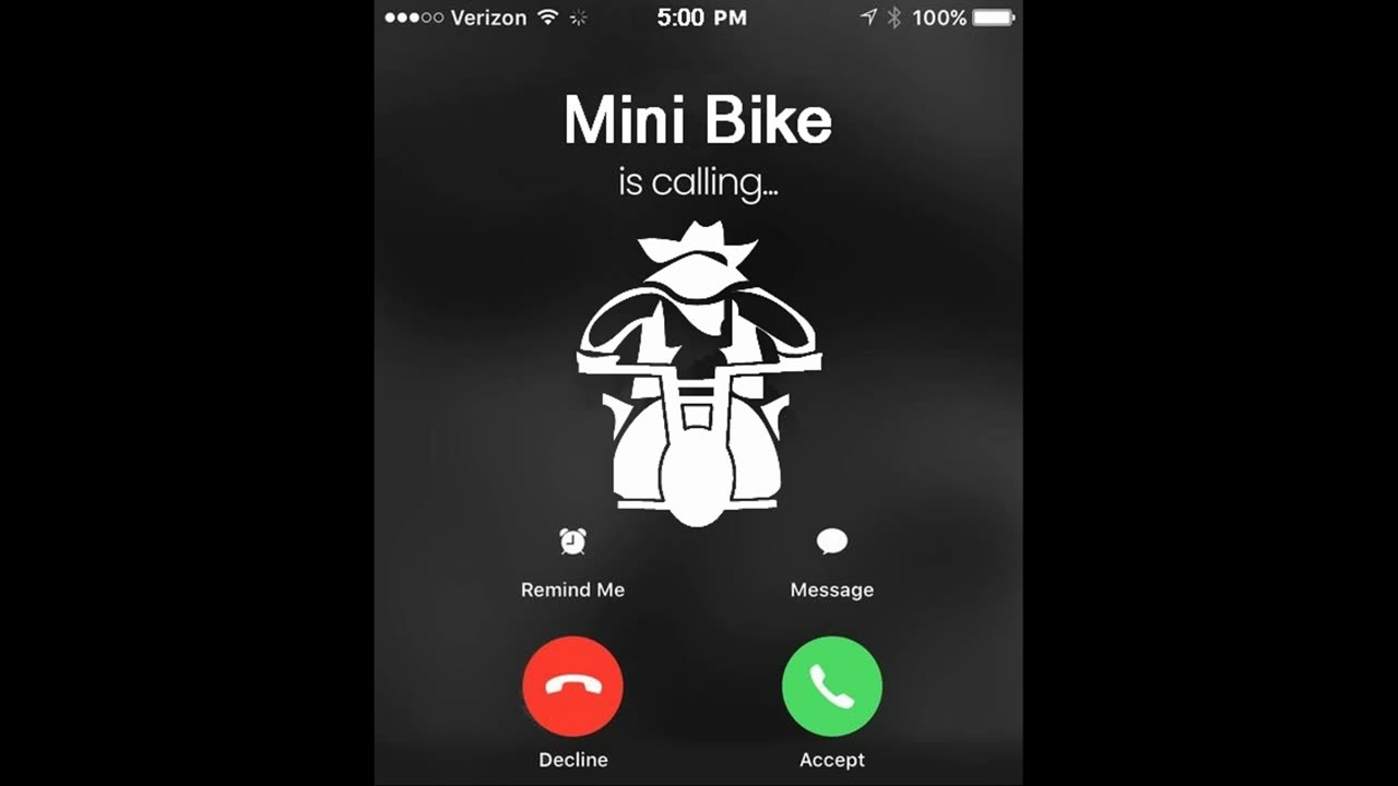 Mini Bike Is Calling...