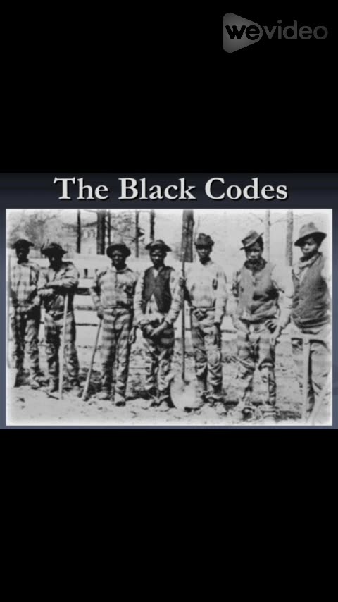 the Democrats' notorious Black Codes