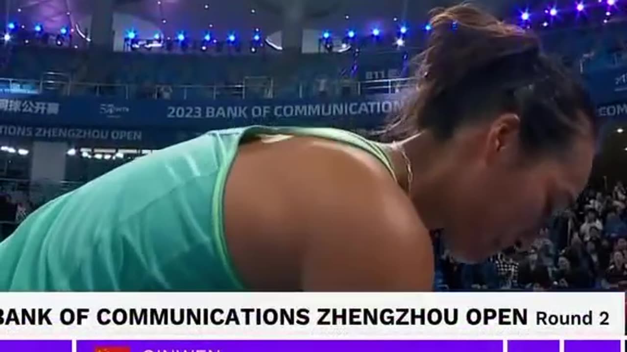 Zheng Qinwen upsets Maria Sakkari Zhengzhou Open
