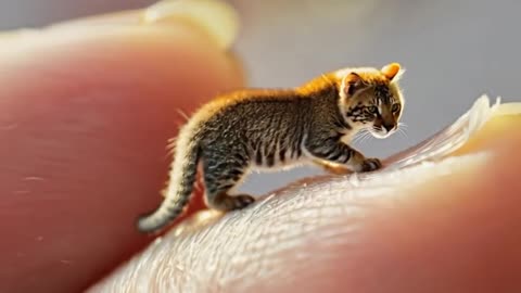 AI generates the tiniest cute pets