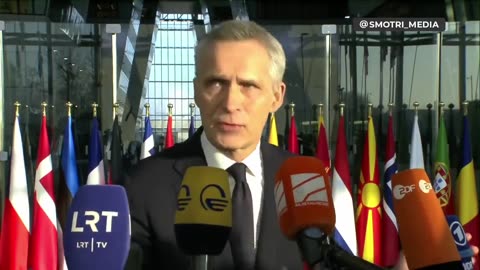 Jens Stoltenberg, the Secretary General of NATO, says...