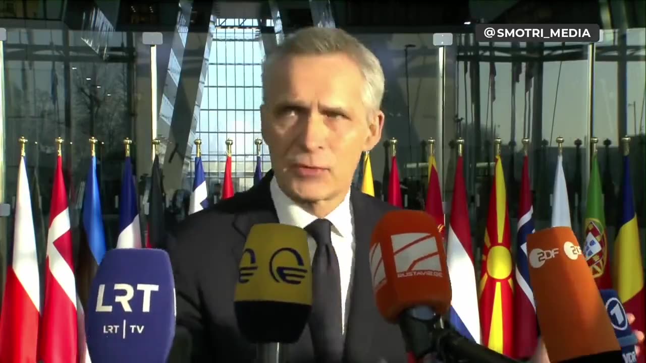 Jens Stoltenberg, the Secretary General of NATO, says...