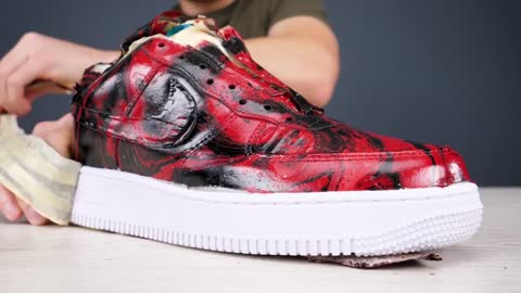 Customize your Nike AIR Force with Hydro Dipping