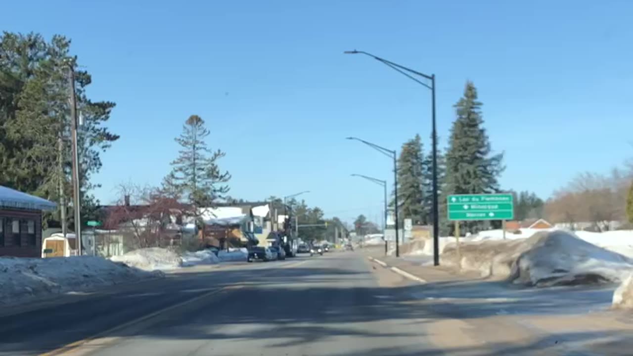 A Happy Little Drive through Woodruff, WI