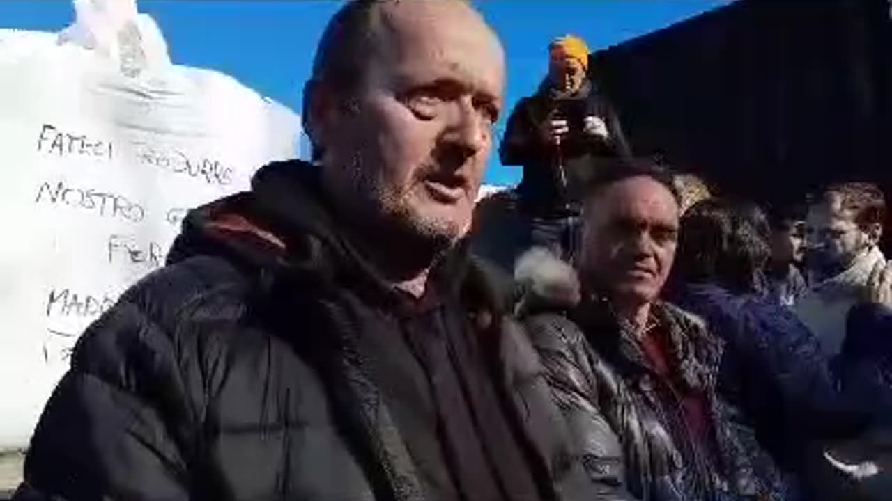 La protesta dei trattori in Calabria.