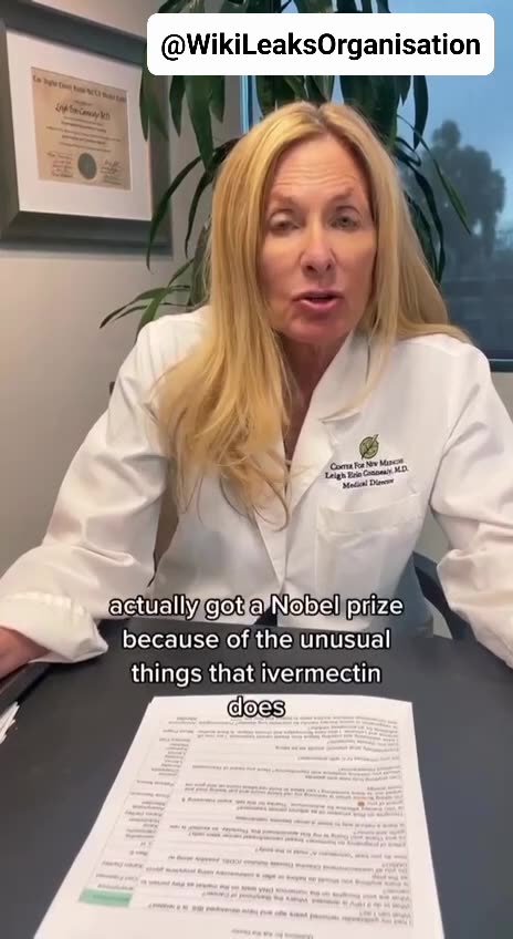 IVERMECTIN “Blocks 8 pathways to cancer”