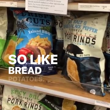 They are now putting warnings on SHELVES ABOUT FOOD PRODUCTS?