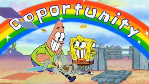 Squidward Is Playing With Tiles While SpongeBob And Patrick See An Opportunity 🌈