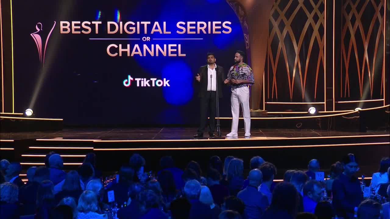 Matty Mills and Dilruk Jayasinha Best Moments Presenting at the 2022 AACTA Industry Awards