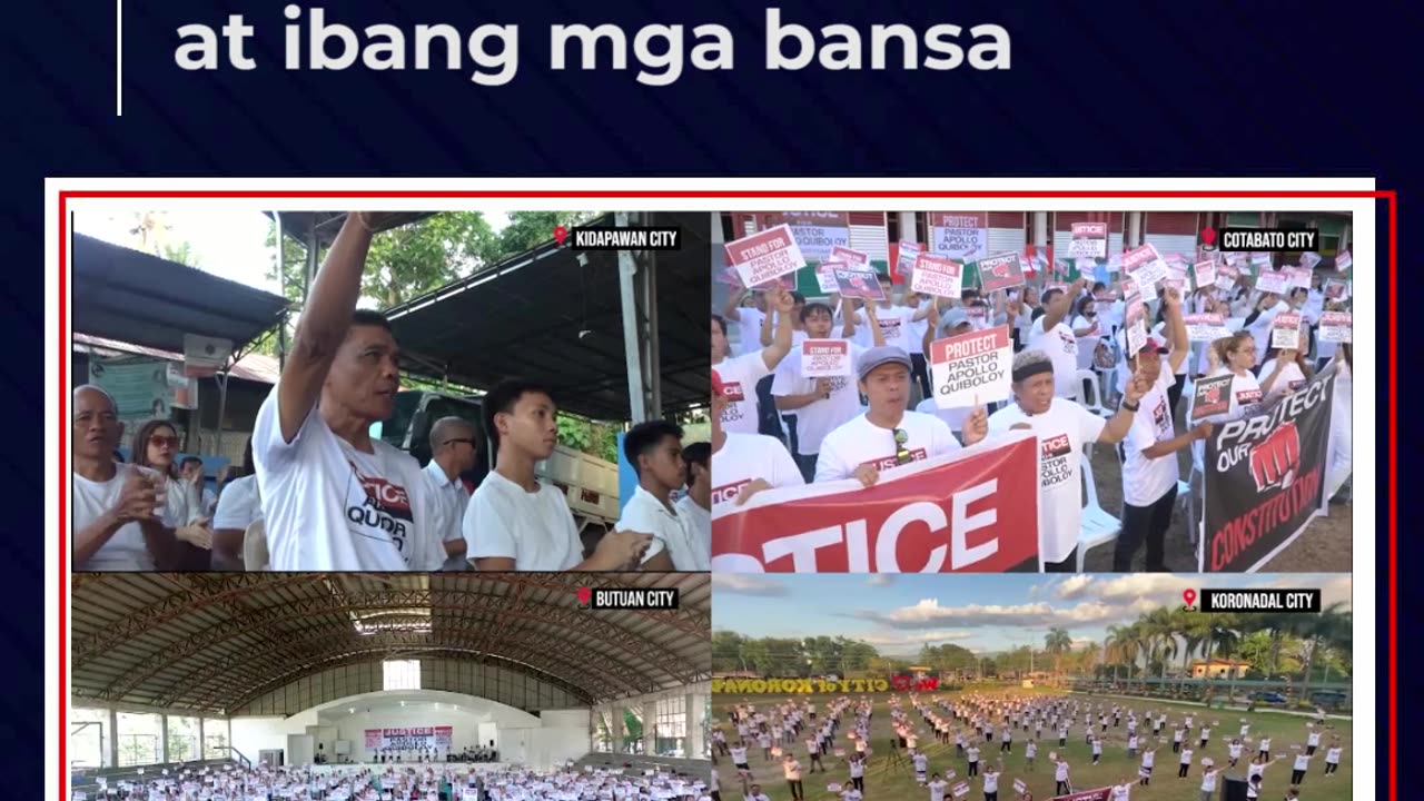 Key leaders ng KOJC, nagsagawa ng simultaneous prayer rally sa Pilipinas at ibang mga bansa