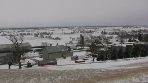 Snowy scene in Pennsylvania