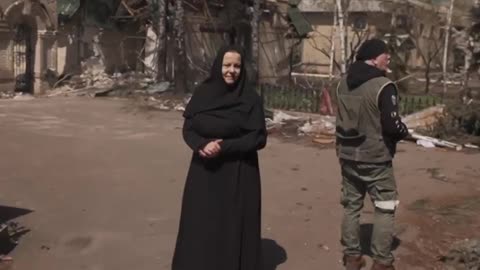 Nun from Nikolsky told how the Ukrainian military shelled them.