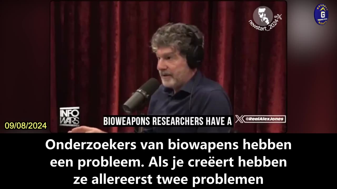 【NL】Dr. Bret Weinstein: De COVID vaccins zijn het product van onderzoek naar biowapens