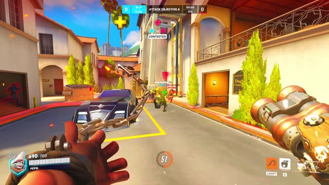 Overwatch 2 Gameplay Hog