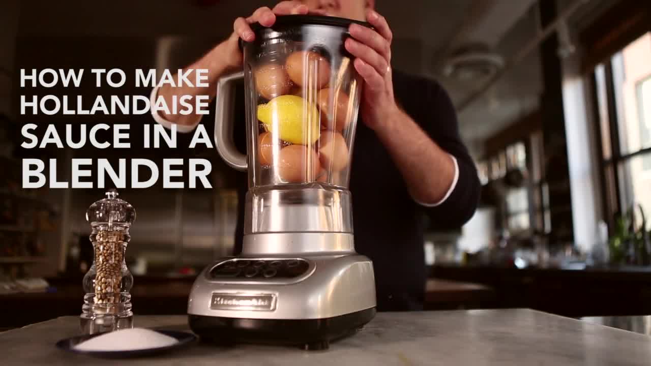 Ask the Test Kitchen How to Make Hollandaise Sauce in a Blender