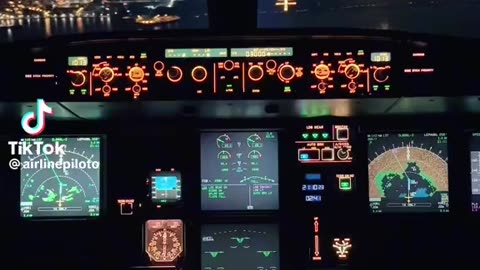 How do you Rate this Night Landing from the A-320 cockpit ?