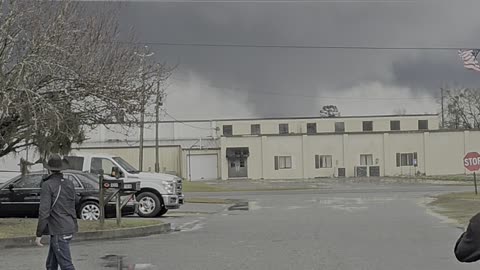Tornado on the ground in Valdosta, Ga South Georgia We had hail, rain and strong winds