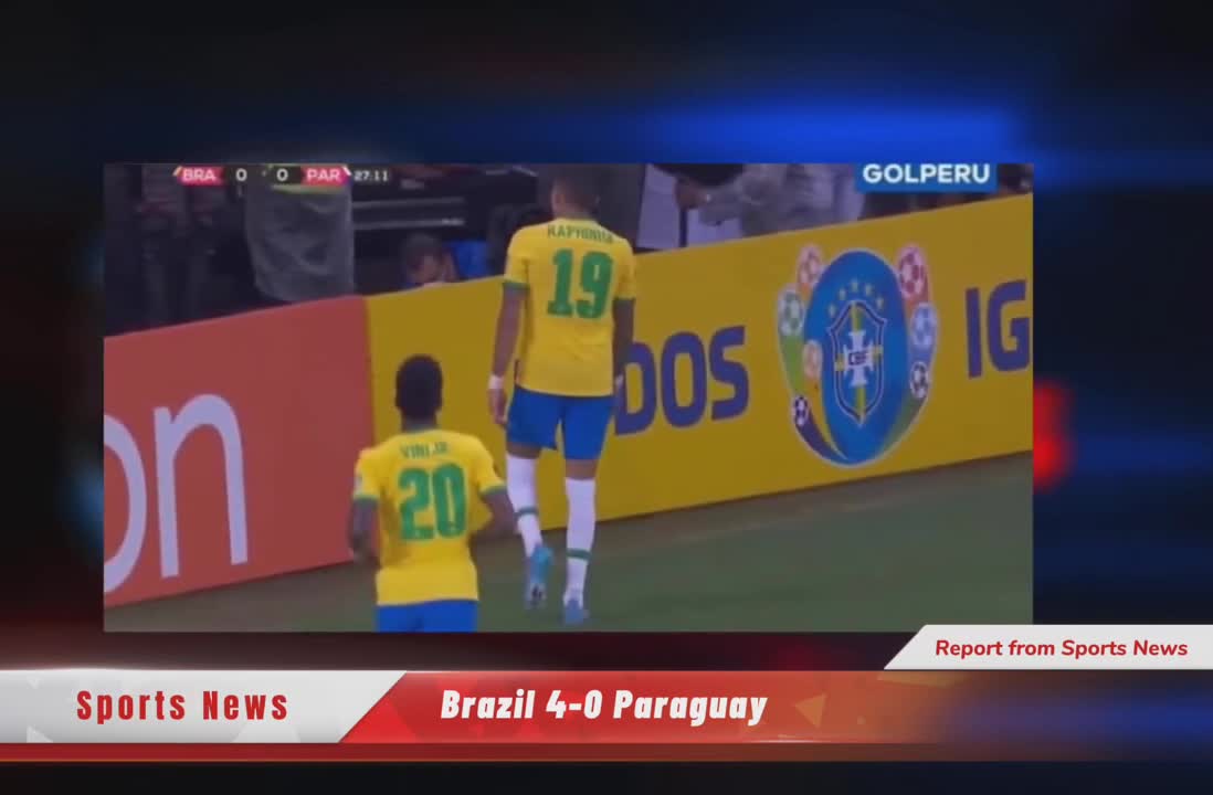 Brazil's goal festival in the net of Paraguay | Sports News