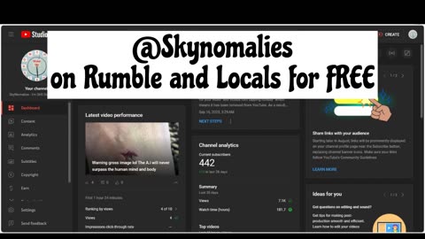 YT false claim copy strike is another reason to Rumble more