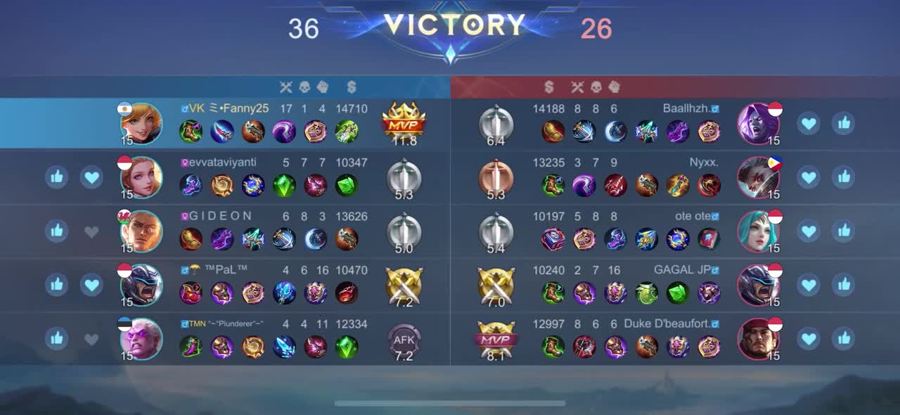Fanny Di Nerf ⁉️Masih Terlalu Op Sakit Bener‼️- Mobile legends
