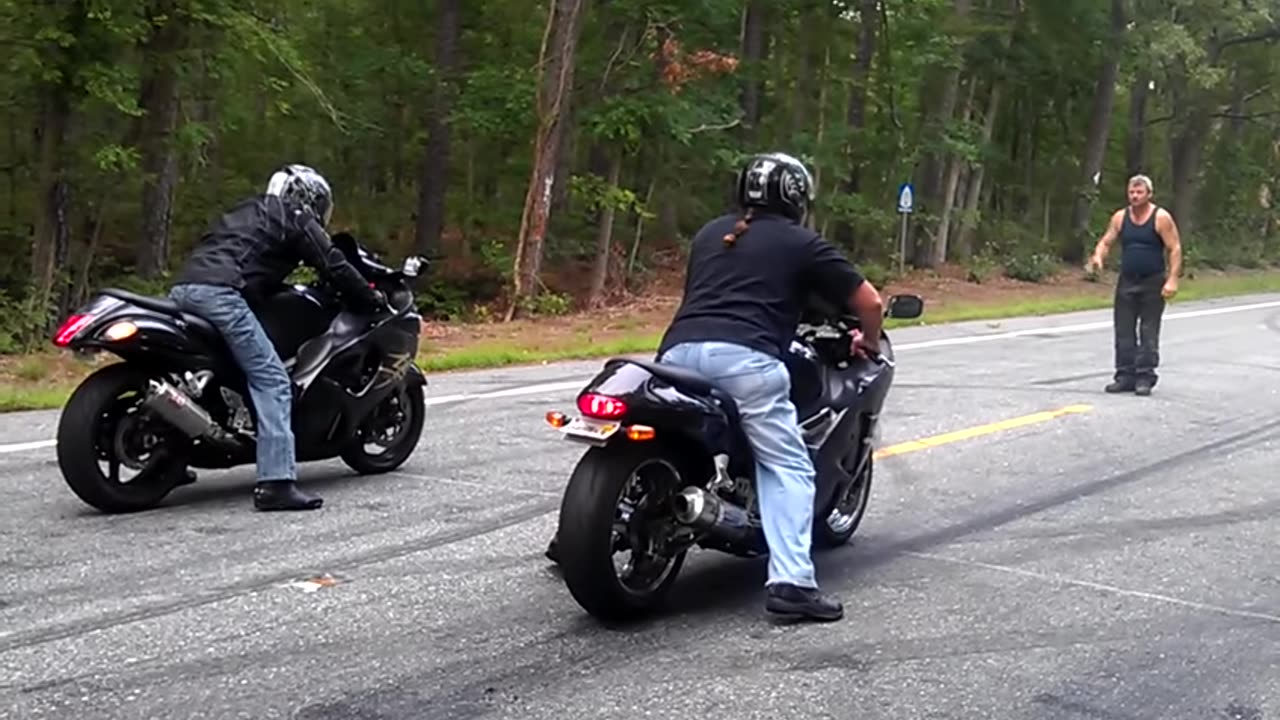 Big Money Street Race Hayabusa vs Haysabusa