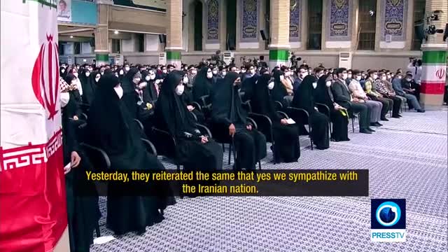 While the US claims to be sympathetic to the Iranian nation...