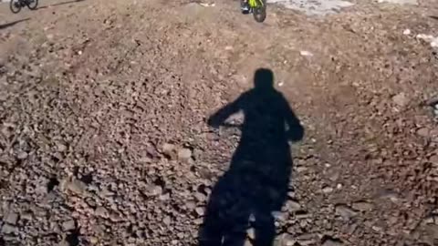mountain bike !! start 1000th finish 1st 😮