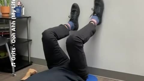 Work on your back pain from home! Here is a great bridge variation that you can use to get fix