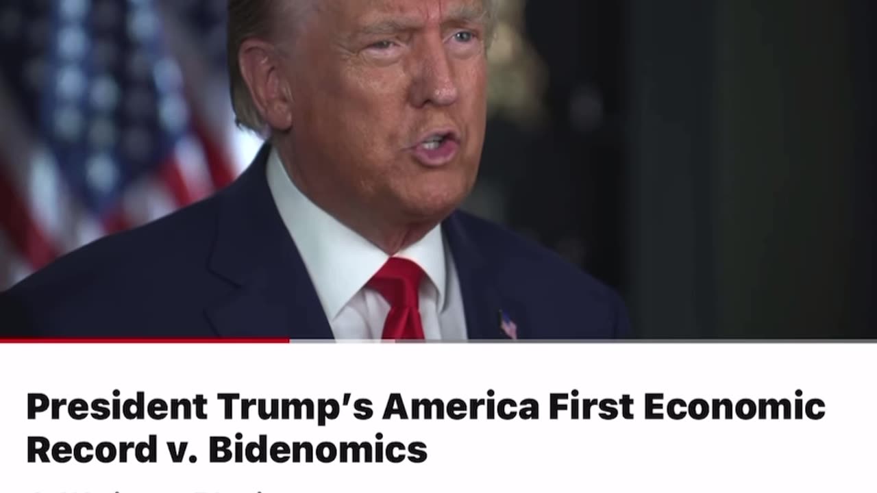 Trump post on his YouTube channel today