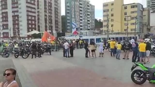 Porto da Barra, Salvador, Bahia, 2 de Julho de 2022 #BolsonaroNoPrimeiroTurno