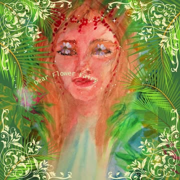 Tilda has a message for the Flower Fairy