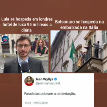 Jean Wyllys: Fascistas adoram ostentação ! 🎯