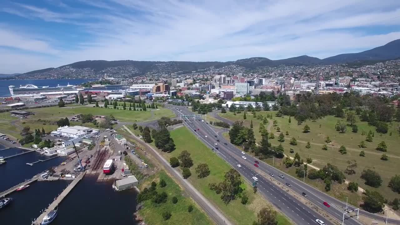 Our World by Drone in 4K - Hobart, Tasmania, Australia