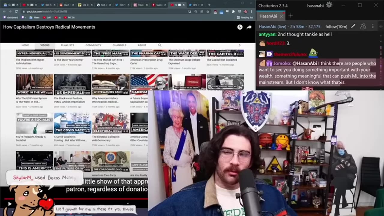 HasanAbi reacts to How Capitalism DESTROYS Radical Movements | Second Thought
