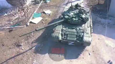 T72B3 tank in Mariupol Ukraine