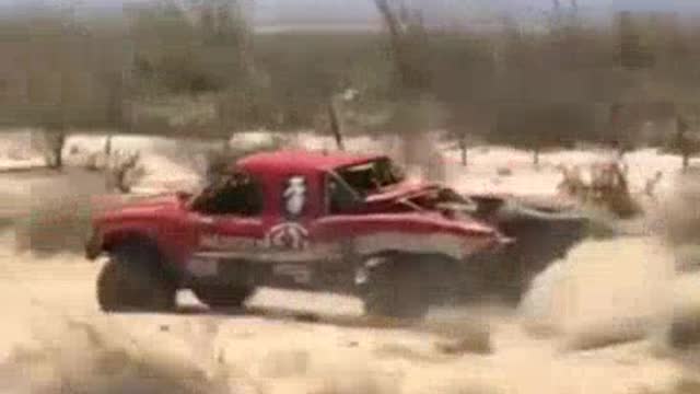 1216# ace Truck smashing it offroad in Baja racing