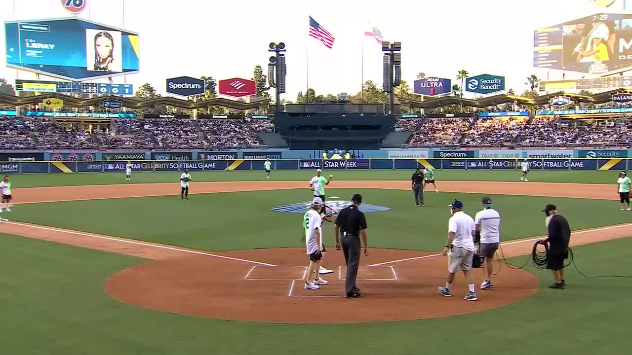 Coi Leray and Quavo face-off against Bad Bunny while MIC’D UP in All-Star Celeb Softball!_p7