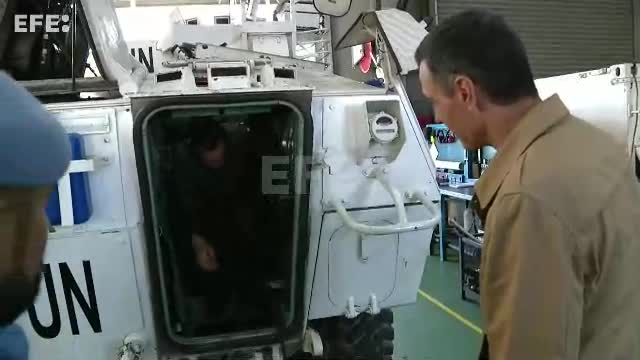 Sánchez: La presencia de las tropas en Líbano es prueba de "contribución de España a la paz mundial"