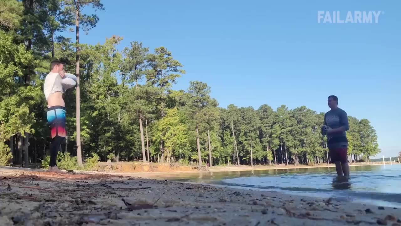Idiots at the beach