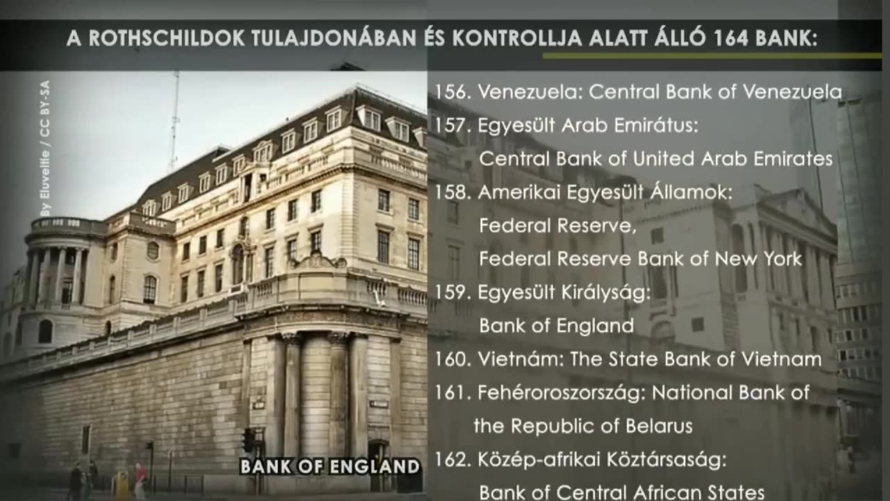 A Rothchildok kontrollja a világ bankjaiban