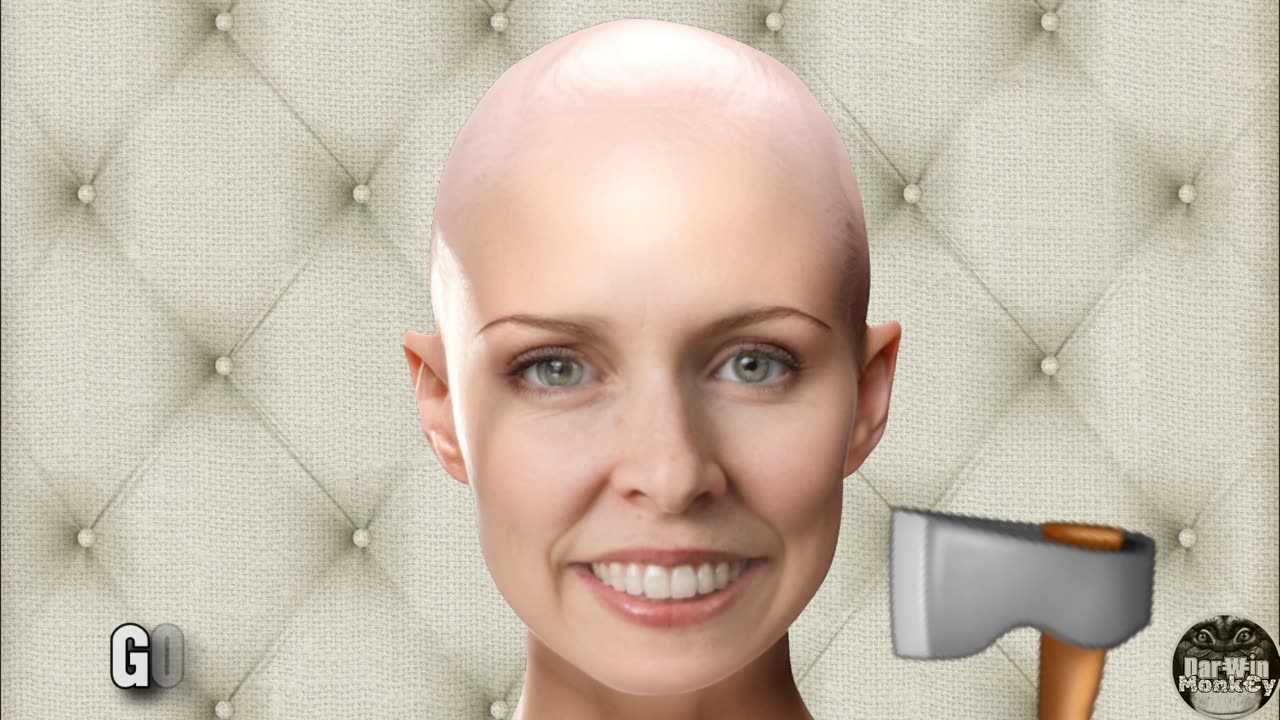 DÉFI TÊTE RASÉE DTS DTS SHAVED HEAD Contre l'élection de Trump.✂️🪓🔪🪚