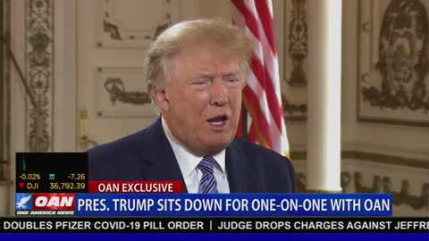 Christina Bomb of OANN Asks President Trump About T-Mobile Erasing Gateway Pundit Text Messages