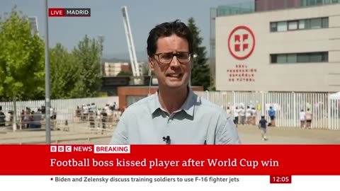 Spanish football 'Kiss'' scandal