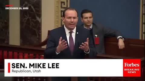 'You Know This Is Wrong, Let's Stop It Before It's Too Late!': Mike Lee Issues Dire Warning