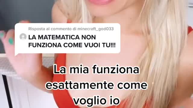 MASHA CAPSIZ ( LA MATEMATICA NON FUNZIONA COME VUOI TU)