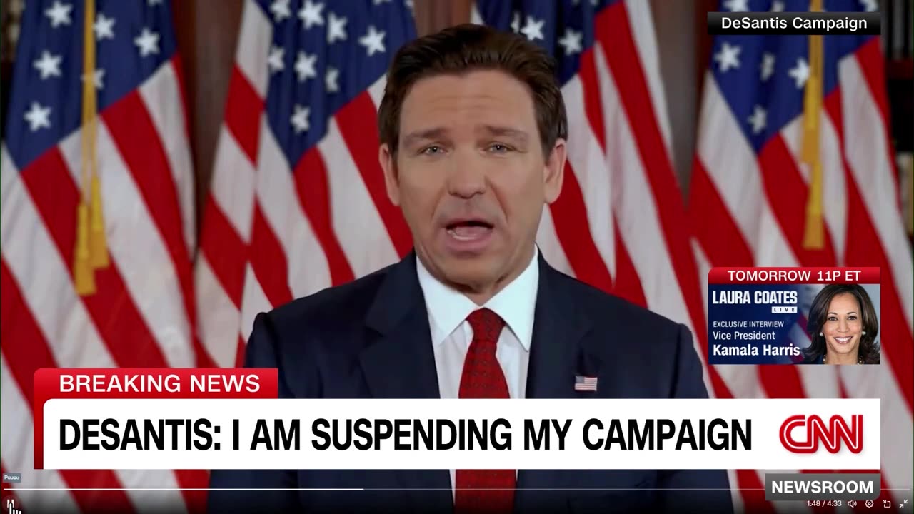 Ron DeSantis ends his 2024 presidential campaign