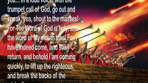 Prepare, the Great Terrible Day of The Lord is at hand 🎺 Trumpet Call of God